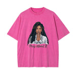 Black Girl Praying Graphic Tee-INNBLAC Fashion Apparel