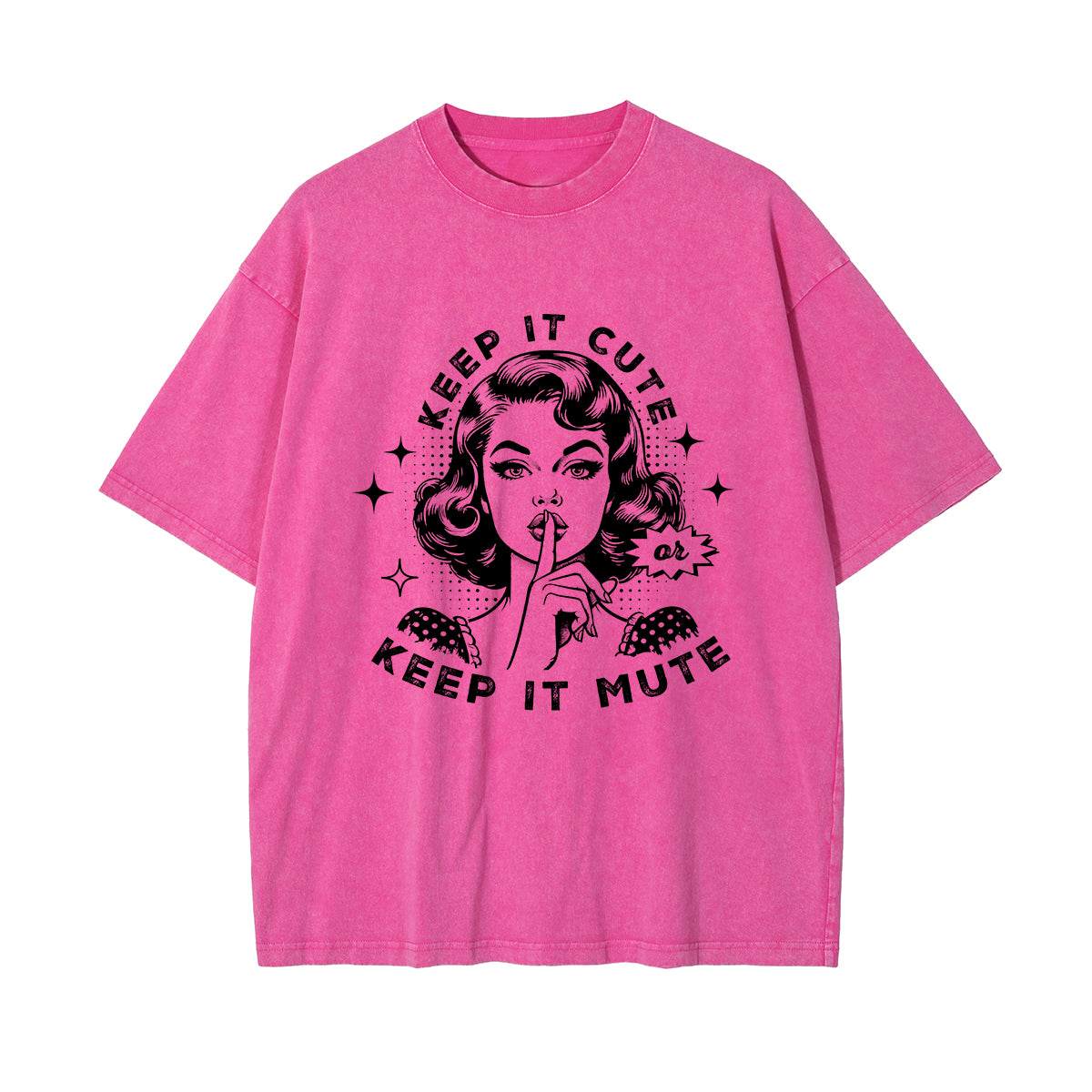 Retro Lady Quotes Graphic Tee-INNBLAC Fashion Apparel