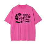 Retro Lady Quotes Graphic Tee-INNBLAC Fashion Apparel