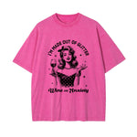 Retro Lady Quotes Graphic Tee-INNBLAC Fashion Apparel