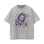 Retro Lady Quotes Graphic Tee-INNBLAC Fashion Apparel