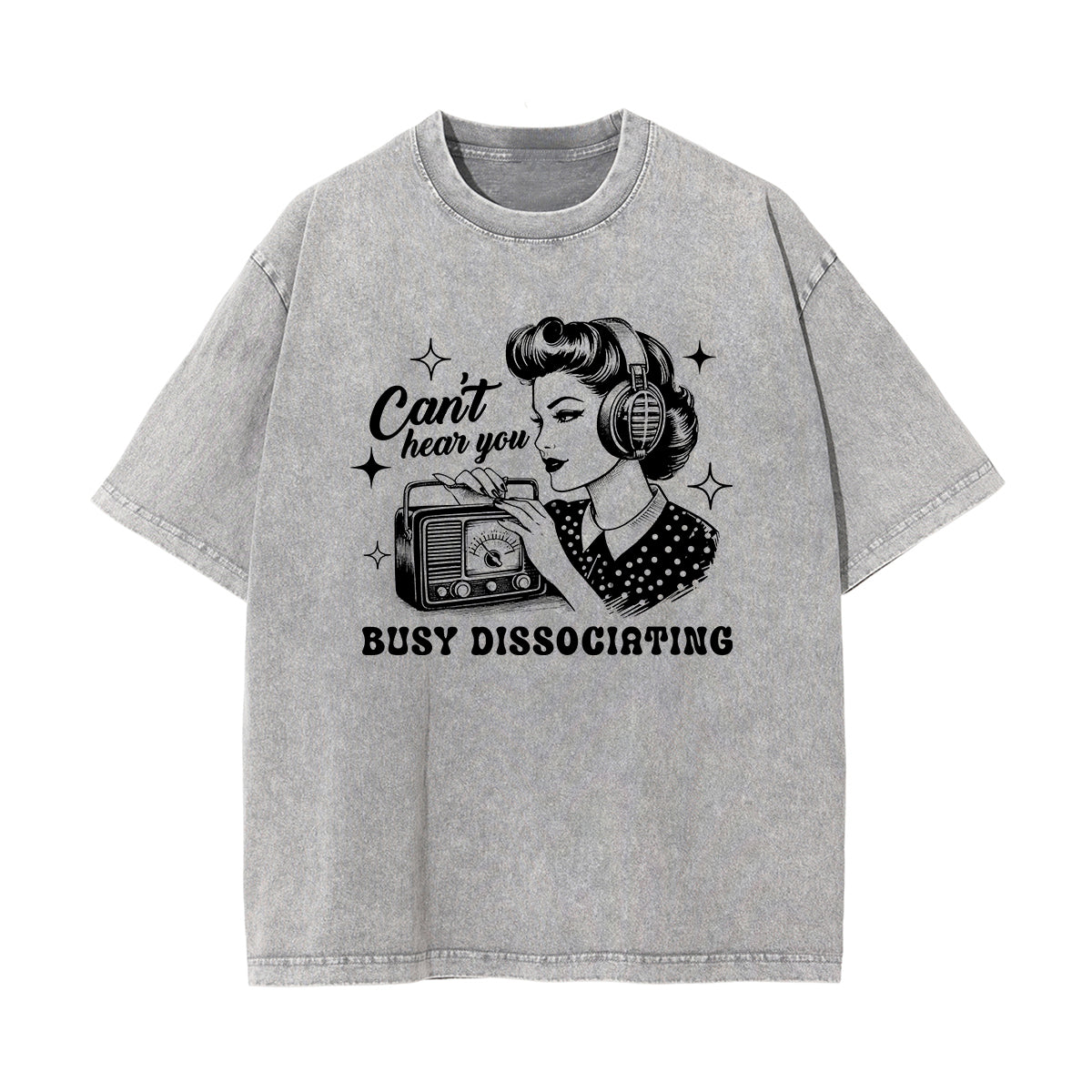 Retro Lady Quotes Graphic Tee-INNBLAC Fashion Apparel